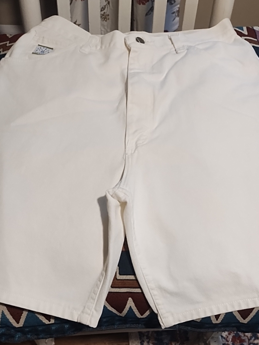 Wrangler Western Style White Casual Jean Shorts Size 12 EUC.